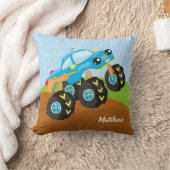 Coussin Camion monstre coloré (Couverture)