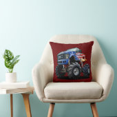 Coussin Camion monstre de dessin animé (Chaise)