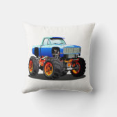 Coussin Camion monstre de dessin animé (Verso)