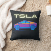 Coussin Camionnette Électrique Futuriste | Inspirée du Cyb (Couverture)