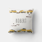 Coussin Camions de construction Camions de construction (Recto)