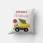 Coussin Camions de construction de camions de canot de Noë (Verso)