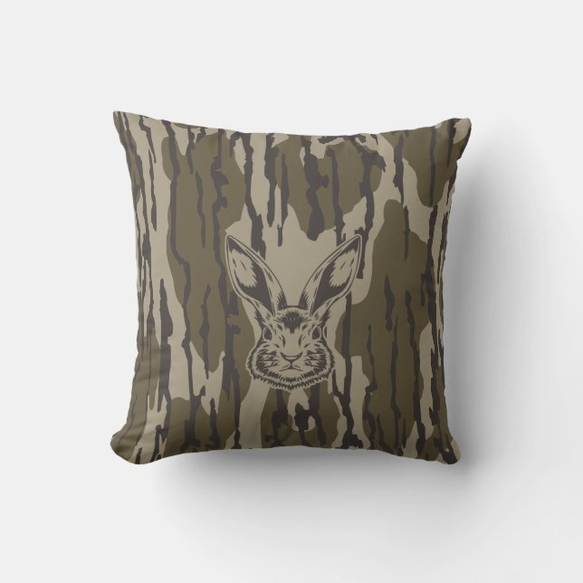 Coussin Camo Chasse Camo Bottomland Rabbit (Recto)
