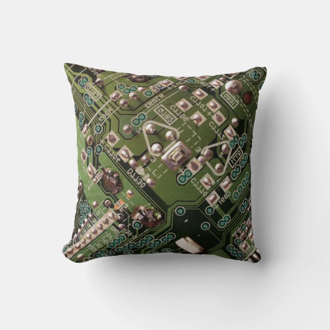Coussin Camo du circuit vert de l'armée (Recto)
