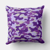 Coussin Camo gris violet (Verso)