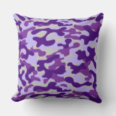 Coussin Camo gris violet (Recto)