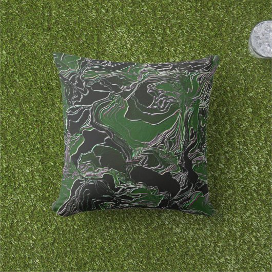 Coussin Camo vert funky (Herbe)