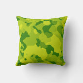 Coussin Camo vert pomme ; porc (Verso)