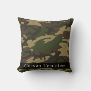 Coussin Camo vert poussiéreux