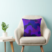 Coussin Camouflage bleu et violet (Chaise)