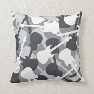 Coussin Camouflage de guitare (gris)
