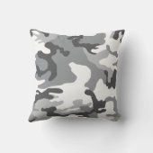 Coussin Camouflage de neige de l'Armée Blanche de la flott (Verso)