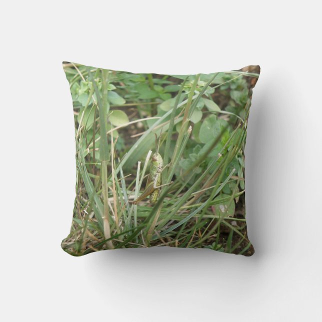 Coussin Camouflage de sauterelles (Recto)