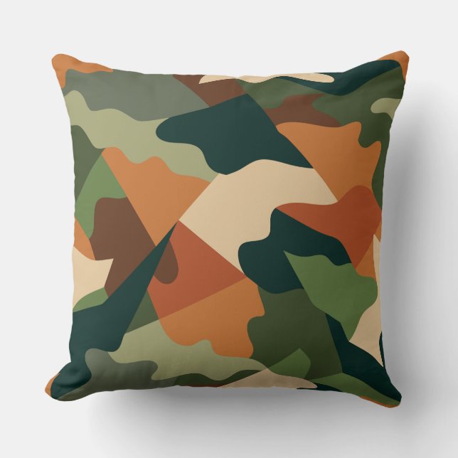 Coussin Camouflage de tranchée tactique (Recto)