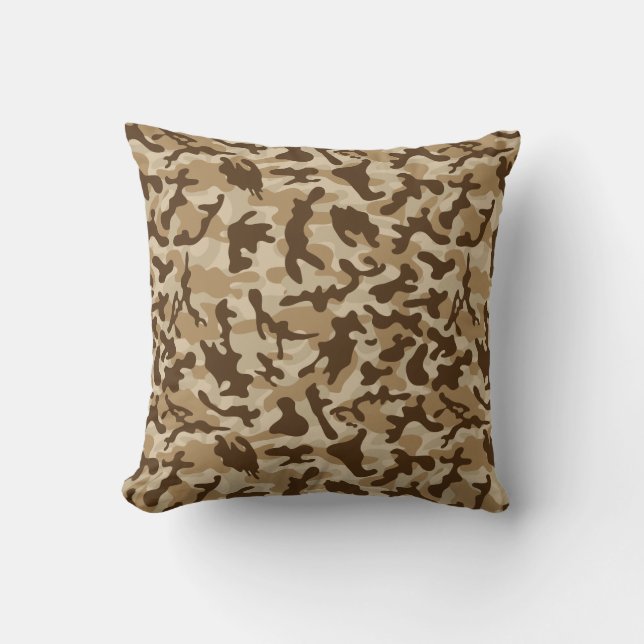 Coussin Camouflage du désert (Recto)