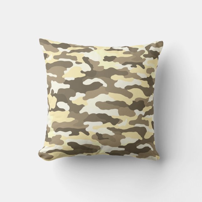 Coussin Camouflage du désert (Recto)