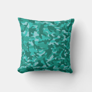 Coussin Camouflage Persan Bleu
