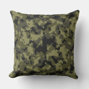 Coussin Camouflage style militaire