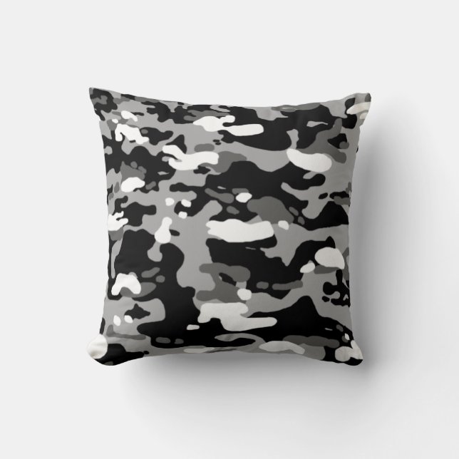 Coussin Camouflage urbain III (Recto)