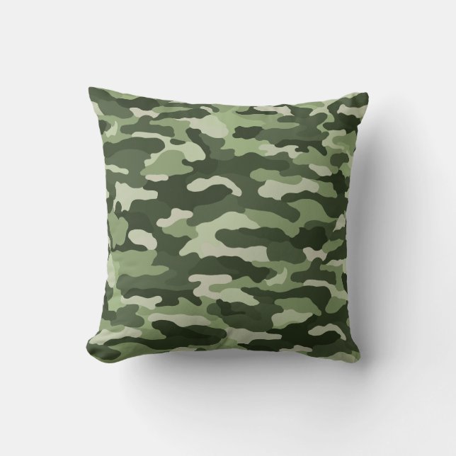 Coussin Camouflage vert (Recto)