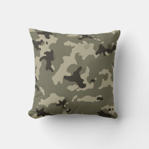 Coussin Camouflage Vert Atténué – Subtil Extérieur & Tacti