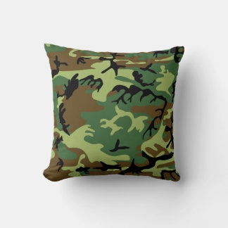 Coussin Camouflage vert Jeu d'oreiller