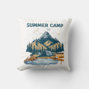 Coussin Camp d'été de conception simple