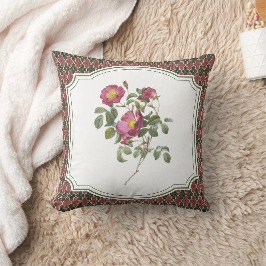 Coussin Campagne Rose Sauvage (Couverture)