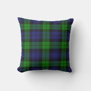 Coussin Campbell Clan Tartan Plaid Black Watch