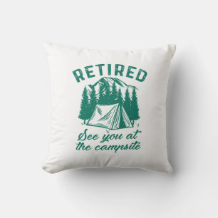 Coussin Camping à la retraite
