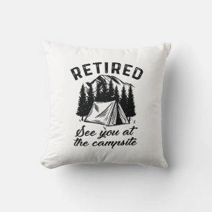 Coussin Camping à la retraite