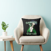 Coussin camping avec la guitare (Chaise)