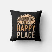 Coussin Camping - Camper Mountains Cadeaux (Recto)