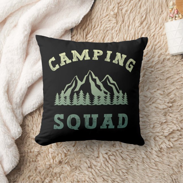 Coussin Camping Camping Camping Montagnes Extérieur (Couverture)