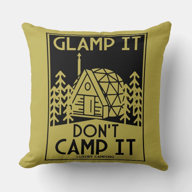 Coussin Camping de Luxe (Recto)
