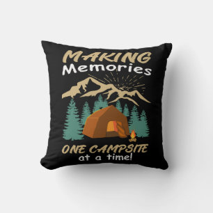 Coussin CAMPING Faire des souvenirs