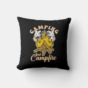 Coussin Camping & feu de camp – Camping sympa en plein air