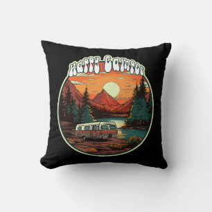 Coussin Camping heureux