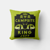 Coussin Camping King Cadeaux Pour Camping (Recto)