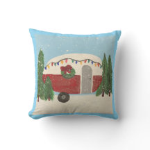 Camping remorque à Noël