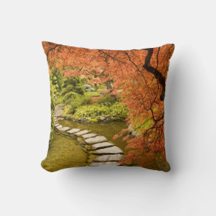 Coussin CANADA, Colombie-Britannique, Victoria. Automne