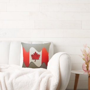 Coussin Canada Flag-Chrome par Shirley Taylor