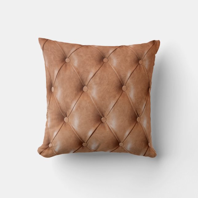 Coussin canapé arrière - plan en cuir (Recto)