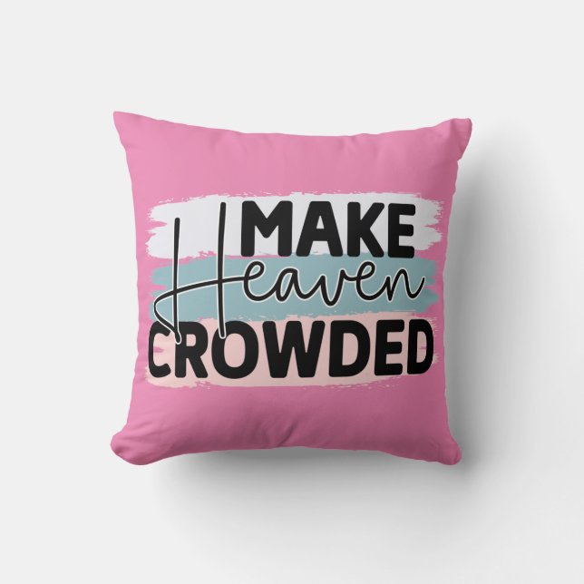 Coussin Canapé bondé du ciel religieux (Recto)