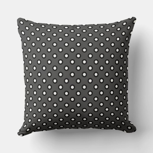 Coussin Canapé cushion gris Charbon (Verso)