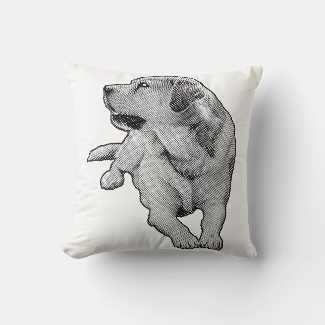 Coussin Canapé Tranquille, Yeux Chauds (Recto)