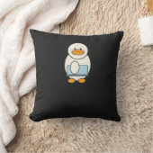 Coussin Canard allant au travail, funny work (Couverture)