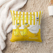 Coussin Canard, canard, thème de crèche de bébé d'oie (Couverture)