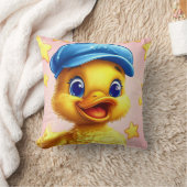 Coussin Canard de dessin animé mignon (Couverture)