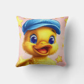 Coussin Canard de dessin animé mignon (Verso)